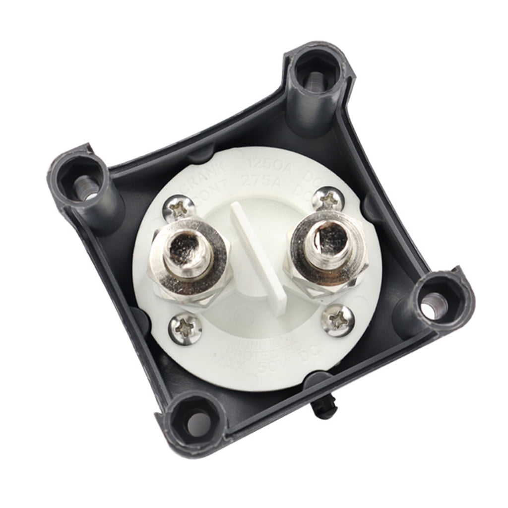 NEXAVKPR 12V-48V 275A Battery Isolators Selector Switches Waterproof Battery Disconnect Rotary Switches Circuit Cutter for Car Boats