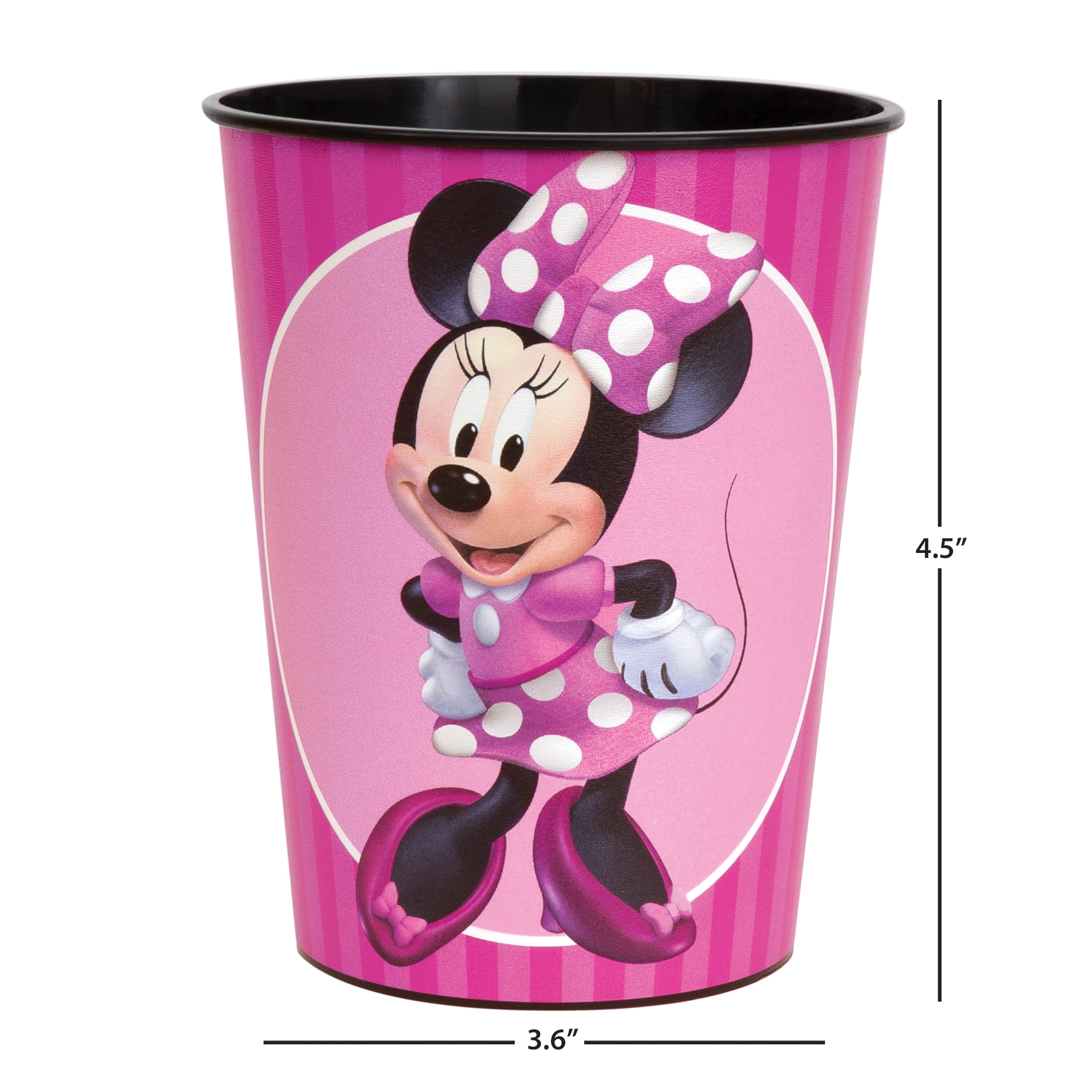 Disney Ariel Printed Plastic Cup Birthday Party Favour (1 Piece),  Blue/Pink, 16 oz.