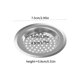 thumbnail image 2 of 2 Pcs Sink Strainer Stainless Steel Kitchen Standard Strainer Drain Protector 75mm Metal Shower Drain Filter Cover Hair Catcher for Kitchen Bathroom B, 2 of 5