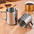 thumbnail image 5 of Milk Frothing Pitcher Latte Cup - Stainless Steel Pitcher Latte Art Espresso Machine Accessories Steaming Pitcher Cappuccino Coffee Milk Frother Cups, 5 of 8