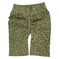 thumbnail image 1 of Pantalones cortos de yoga, pantalones cortos de yoga, pantalones cortos de yoga con cintura ancha y levantamiento de glúteos, pantalones cortos de yoga con estampado de leopardo, diseñados a medida, 1 of 5