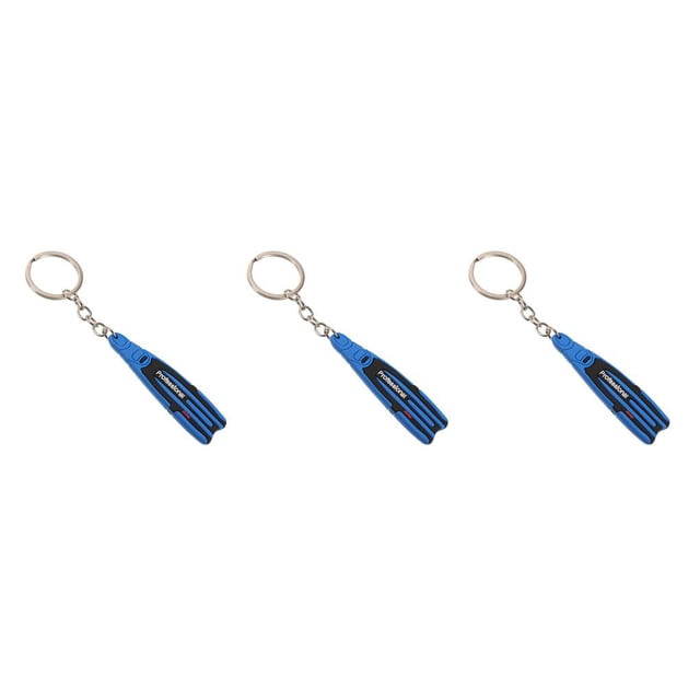 Guardurnaity Llavero con aletas, llavero portátil ligero, soporte liso, accesorio para llaves, recuerdo de buceo para teléfono móvil Type1 NO1
