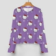 thumbnail image 2 of Hello Kitty Women Pajamas Set Loungewear Sleepwear 2 Piece PJ Sets, 2 of 7
