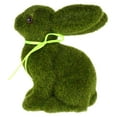 thumbnail image 1 of Adorable Easter Flocked Rabbit Decorative Party Decor Rabbit Flocked Bunny, 1 of 8