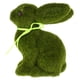 thumbnail image 1 of Adorable conejo flocado de Pascua, decoración decorativa para fiesta, conejo flocado, 1 of 5