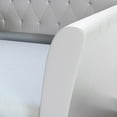 thumbnail image 5 of Boyd Sleep St. Ives Faux Leather Upholstered with Trundle Daybed, Twin, White, 5 of 7