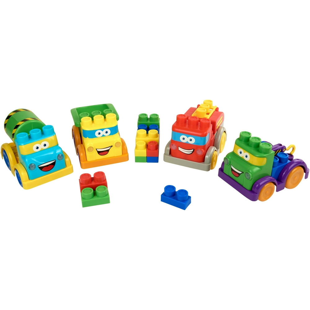 Kid Connection Light & Sound Block Vehicles Playset, 30 Pieces