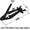 thumbnail image 2 of Heavy Duty Wall Hooks For Home Kitchen And Bathroom Organization Strong Rustproof Coating Damage Free Installation Versatile Use 6PCS, 2 of 5