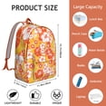 thumbnail image 5 of Vibrant Sunflower Flowers Print Backpack with Organized Interior, Perfect for Carrying Textbooks and Files, Durable Exterior, Reward Gift for Excellence, 5 of 5
