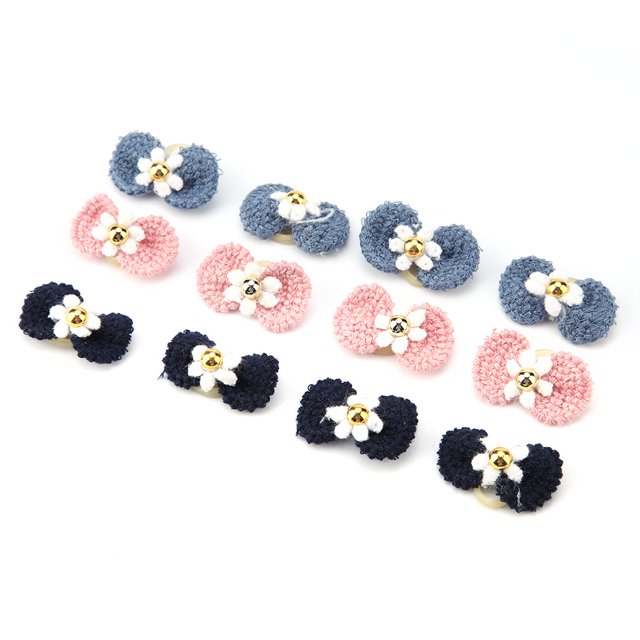 Banda para el pelo de mascotas, 12 piezas, accesorios para el pelo de mascotas, accesorio para el pelo de mascotas, tocado para mascotas, características mejoradas