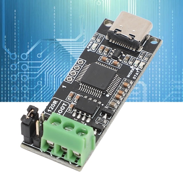 USB CAN Analyzer, DC 3.3V-5V CAN Analyzer Module Converter Local Interface Up To 170MHz Running Frequency for Embedded Platforms