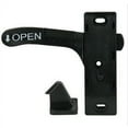 thumbnail image 2 of JR Screen Door Latch 10775 Replacement For AMERIMAX Style Doors; 3 Inch Mounting Holes From Centre; Left Hand Opening; Black; With Mounting Screws, 2 of 3
