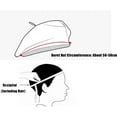 thumbnail image 5 of Women Wool Beret Hat French Style Solid Color, 5 of 8