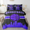 thumbnail image 1 of YST Sports-Themed 7-Piece Comforter Set, Basketball, Queen, 1 of 4