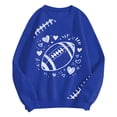 thumbnail image 7 of Godom Oversized Sweatshirt for Women Rugby Graphic Pullover Long Sleeve Drop Shoulder Fleece Sweatshirt, 7 of 7