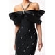 thumbnail image 5 of Vestido Bellabarnetten Tenley Halter con hombros descubiertos, 5 of 6