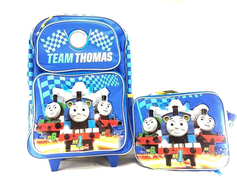 Thomas Backpack Team Thomas & Friends Train Engine Bag 3D Image School No 1