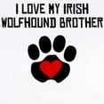 thumbnail image 2 of CafePress - I Love My Irish Wolfhound Brother Body Suit - Long Sleeve Cotton Baby Bodysuit, 2 of 4
