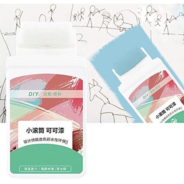 Wall Repair with Roller, Quick Drying Wall Repair Paste, Wall Cover, Rolling Paint Repair Wall Paste, DIY Repair Renovation Removel Wall Advertisements