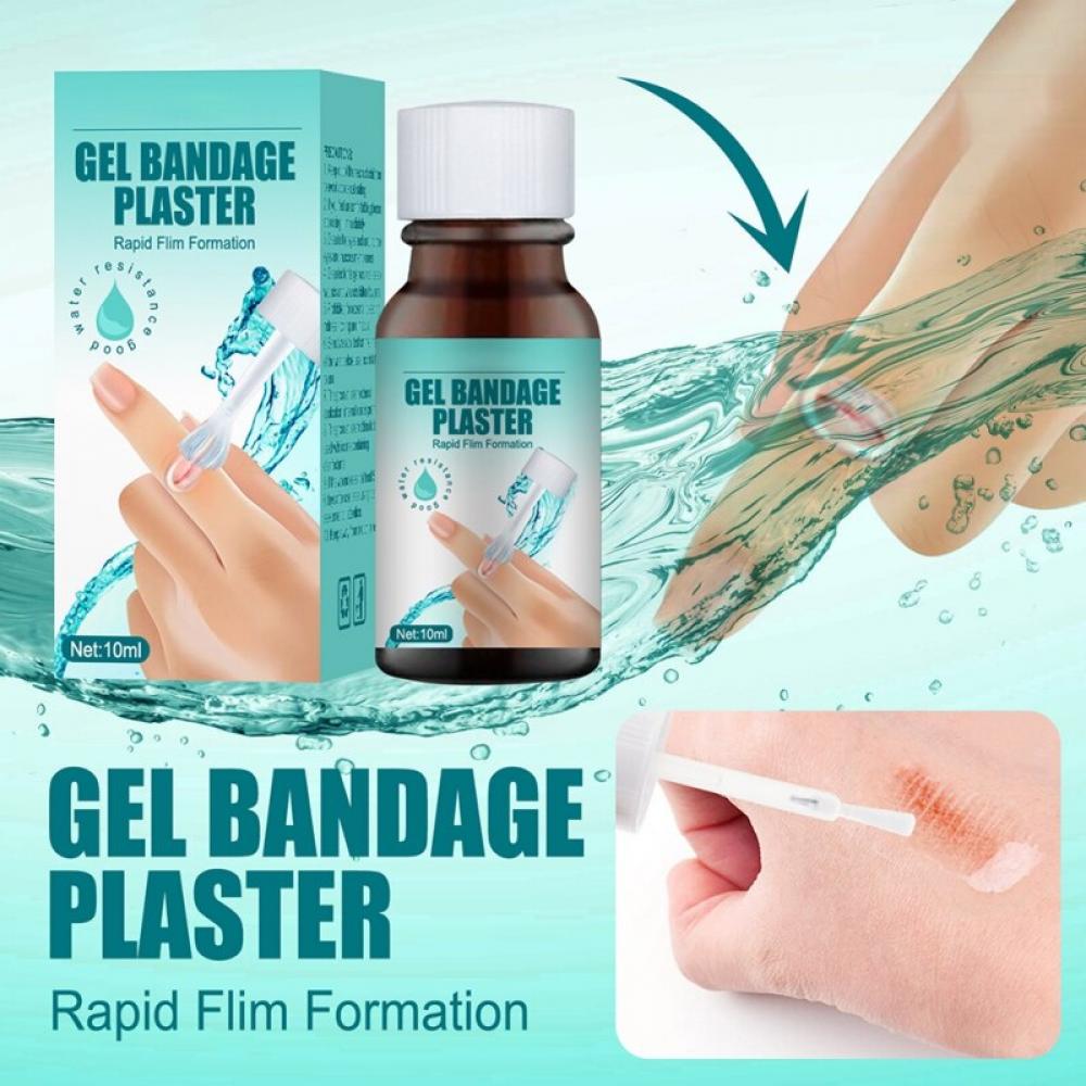 10ml Gel Bandage Plaster Rapid Film Formation Fingers Hands Feet Aid