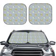 thumbnail image 2 of Easygdp Bébé Éléphant Girafe pour 2 Pcs Pare-Soleil Pliable pour Voiture, SUV, Camion-Petit, 2 of 6