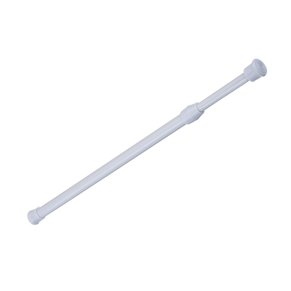 5590cm Adjustable Curtain Rod Metal Spring Loaded Bathroom Bar Shower