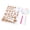 White, variant on Rupoun Premium DIY Paper Craft Quilling Tools Kit Complete Set with Template Board Tweezers Bead Pins and Slotted Pen for Scrapbooking Art 8.3 inches / 21 cm - Blue