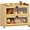 Naturel, variante sur Boîte à Pain pour Comptoir de Cuisine, Grand Contenant de Rangement en Bambou pour Pain Maison, Boîte à Pain au Levain à Double Couche, Bac à Pain Organisateur pour Comptoir Armoire Garde-Manger, Naturel
