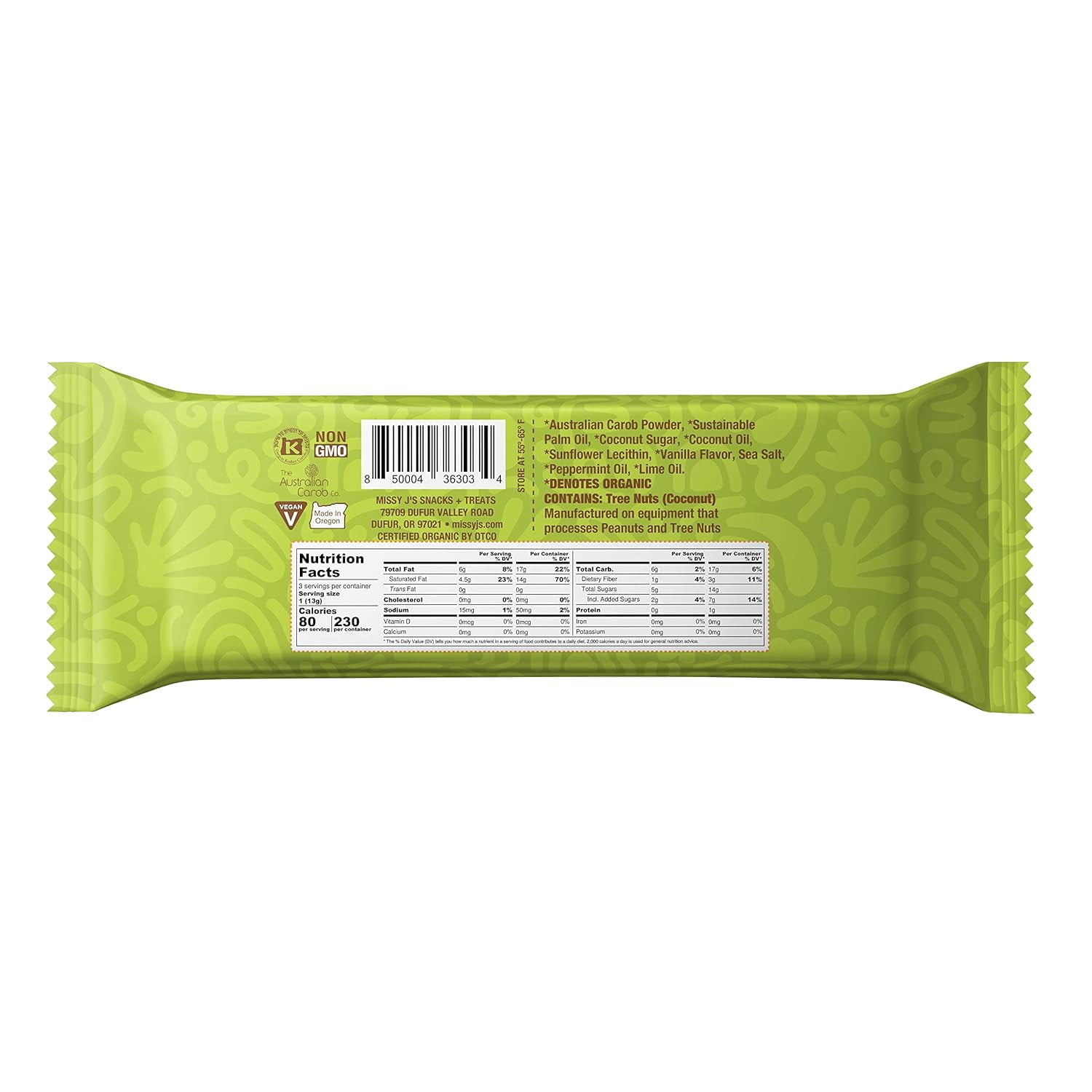 Missy J’s Organic Carob Truffley Treats Sampler Pack, 3 Flavor Healthy Low Calorie Snack 12 Pack
