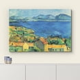 thumbnail image 3 of IDEA4WALL Canvas Wall Art Bay of Marseille, View from L'Estaque by Paul Cezanne Fine Art Pastel Famous Painting Reproduction for Living Room, Bedroom, Office - 32"x48", 3 of 5