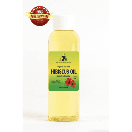 Hibiscus Seed Oil Refined Organic Carrier Cold Pressed Natural 100% Pure 2 oz