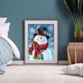 thumbnail image 4 of Cuadros Decorativos DIY resina diamante pintura muñeco de nieve mosaico imagen Kit diamante bordado arte Likrtyny embutido en tela, 4 of 9