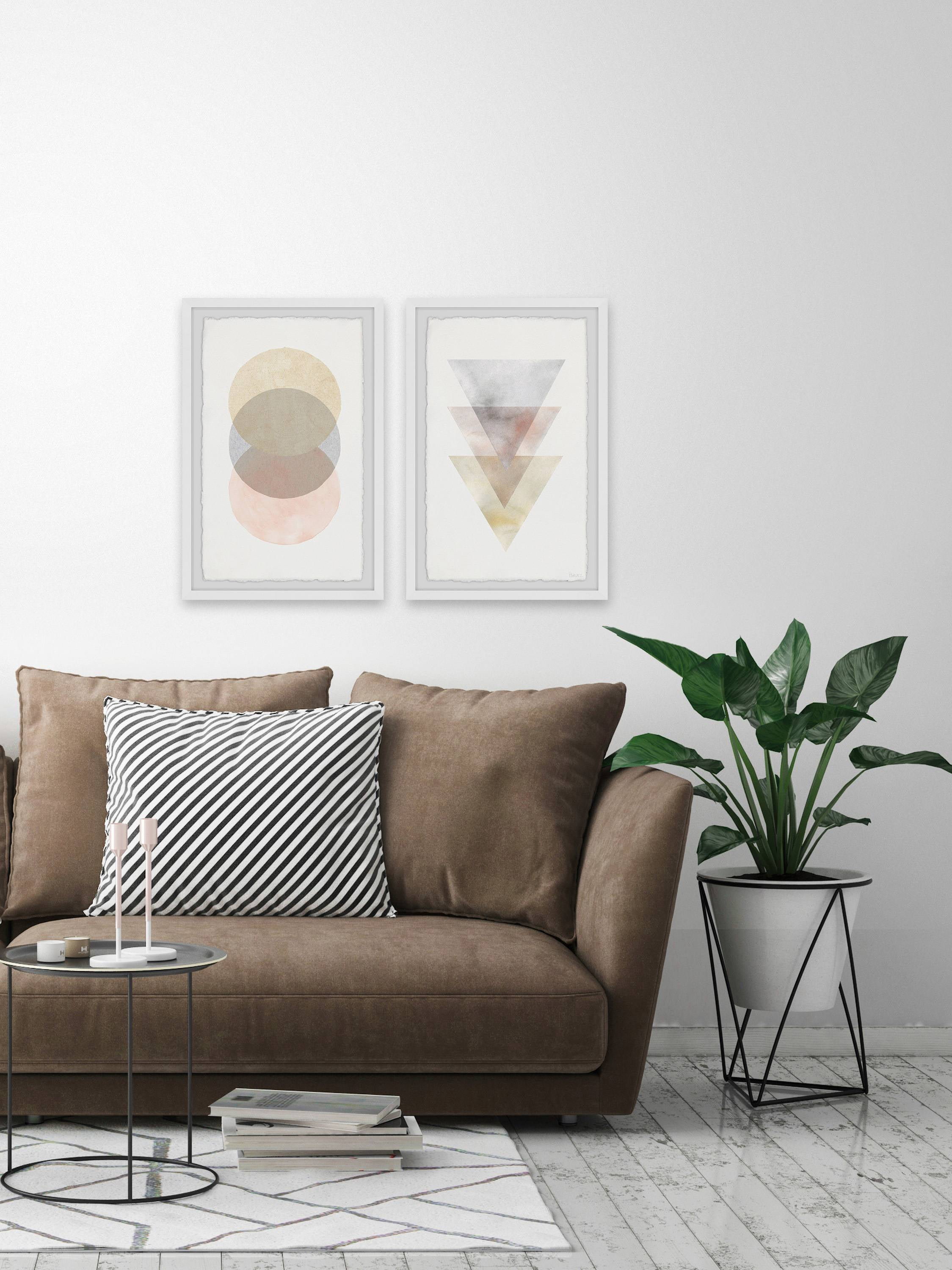 Parvez Taj The Luminous Shapes Diptych
