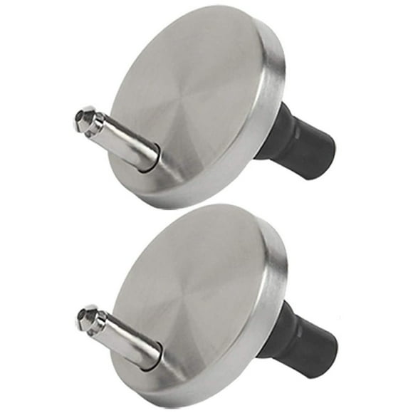 1 Pair Toilet Seat Hinges Top Fixings Universal Replacement Rubber Nuts Screws For WC Blind Holes Fittings Quick Release