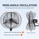 thumbnail image 4 of Ventilador nebulizador de montaje en pared VEVOR Ventilador industrial 30 pulgadas 3 velocidades 9500 CFM, 4 of 9