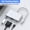 WHITE, variant on DOONJIEY 3 in 1 USB-C Docking Station Muliti-Port Adapter  Type-C to VGA1080P+PD 100W+USB 3.0(5Gbps) Hub for Samsung Macbook Pro/Air ipad