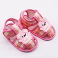 thumbnail image 4 of Baby Infant Boy Girl Sandals Newborn Cotton Non-Slip Soft Sole Sandals for Baby Boys Girls Open-Toe Outdoor Casual Summer First Walkers Shoes, 0-18M, 4 of 5