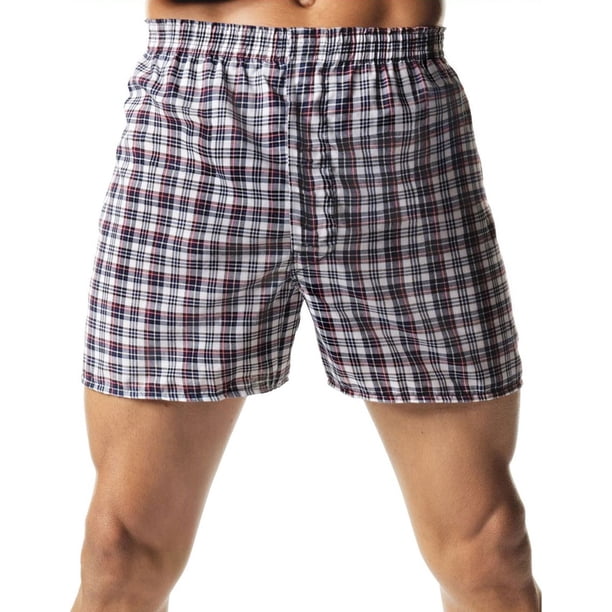Boxers Hanes sin etiqueta para hombre con cintura expuesta, paquete de 6