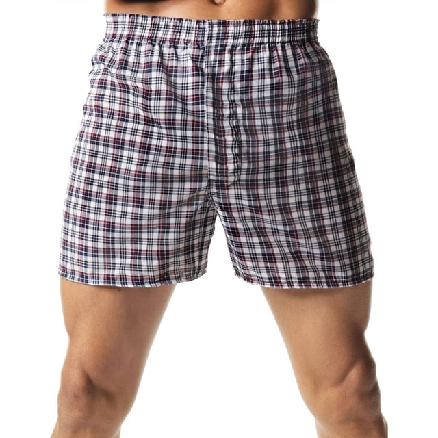 Boxer Hanes para hombre sin etiqueta con cintura expuesta, paquete de 5 unidades, talla S