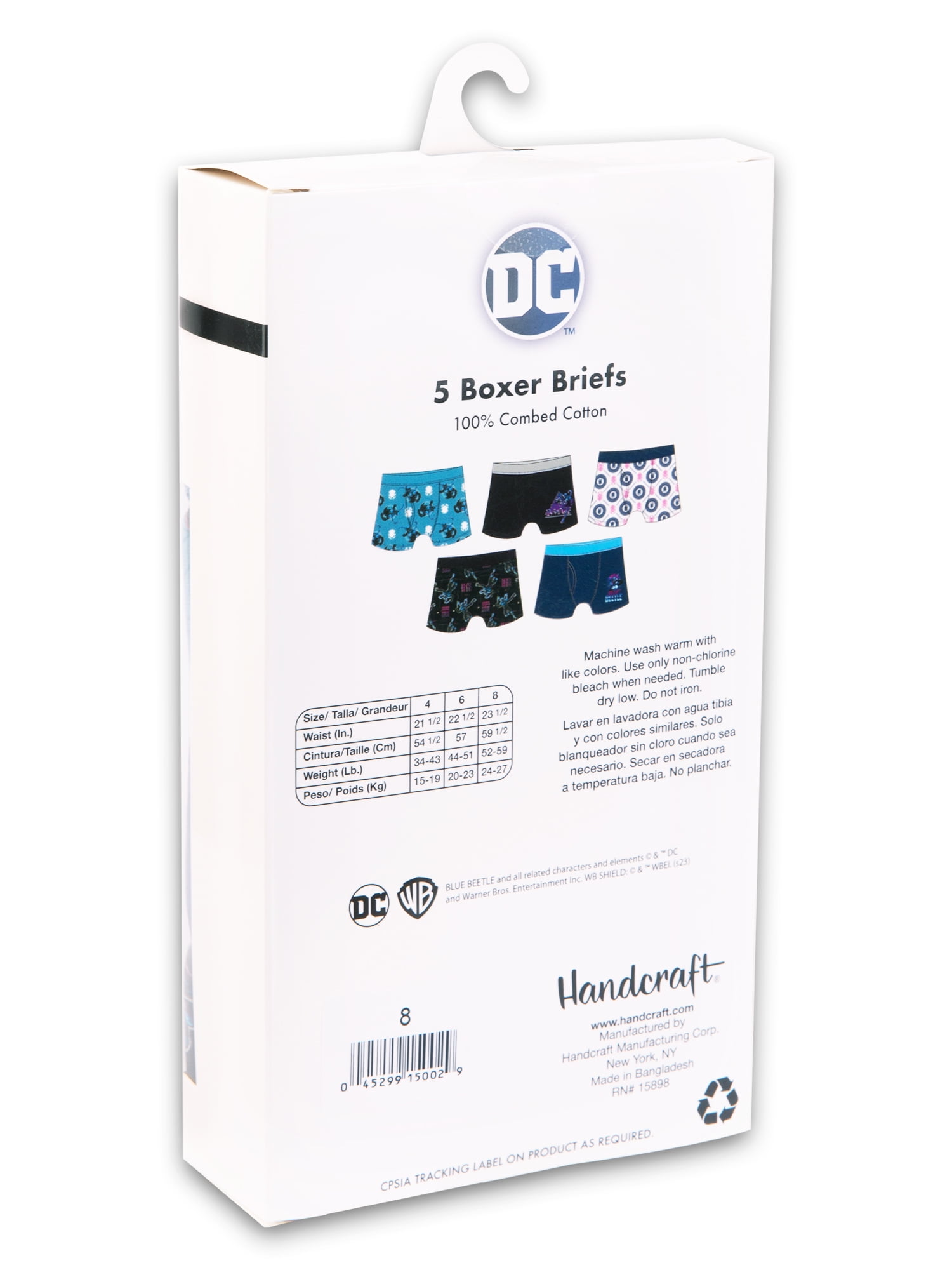 BLUE BEETLE Cotton Boxer Brief Boys Size 8