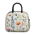 thumbnail image 2 of Obrewu Pioneer Flower Lunch Bag for Adult, Insulated, Leakproof, Oxford Cloth, 2 of 7