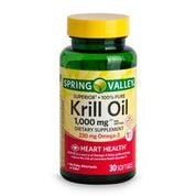 Spring Valley 100% Pure Krill Oil Softgels 1000 mg, 30
