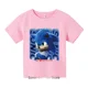 thumbnail image 3 of Camiseta de Sonic para niños, camisetas con estampado para niños, camiseta de algodón Harajuku para niños, camiseta de manga corta de verano para niñas, camisetas de dibujos animados para bebés, 3 of 5
