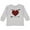 AC-Heather Grey, variant on Inktastic Buffalo Plaid Valentines Day Heart Boys or Girls Long Sleeve Toddler T-Shirt
