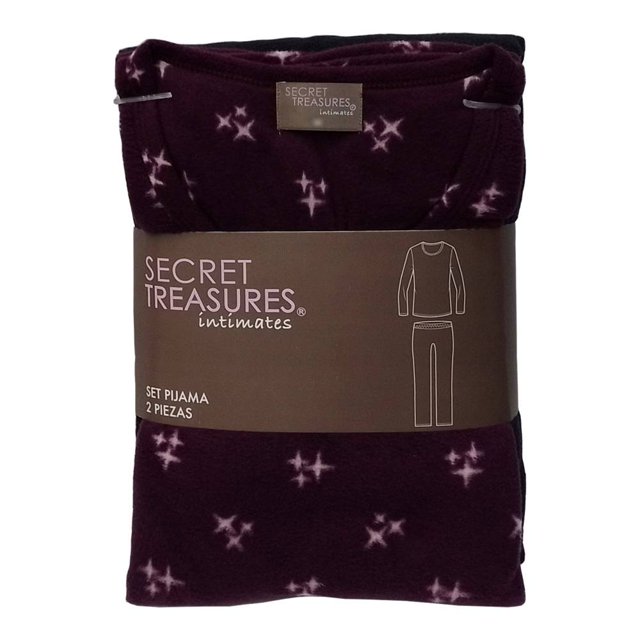 Pijama Secret Treasures Talla EG con Pantalón Figuras con Negro