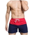 thumbnail image 2 of pstuiky Pantalones cortos para hombre, Pantalones cortos deportivos casuales de secado rápido con bolsillo y cordón para playa para hombre Pantalones cortos deportivos para hombre, 2 of 5