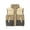 Khaki, variant on LYMAYTER Kids Puffer Vest for Boy Girls Lightweight Color Blocking Vest Toddler Warm Fall Zipper Sleeveless Coats
