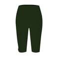 thumbnail image 6 of HAJWOH Women’s Capri Leggings Knee Length Leggings Stretch Summer Casual Athletic Running Workout Yoga Pants, 6 of 6