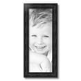 thumbnail image 2 of ArtToFrames 8" x 21" Matte Black Picture Frame, 8x21 inch Black Wood Poster Frame (WOM-5113),  Pack, 2 of 7