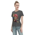 thumbnail image 4 of T-Shirt Basique à Manches Courtes pour Femmes une Pièce Chopper, 4 of 6